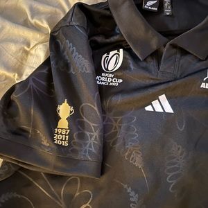 All blacks rugby shirt